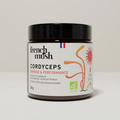 French Mush compléments alimentaires à base d'extraits de champignons médicinaux biologiques fabriqués en France Le Cordyceps - poudre -