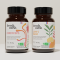 French Mush compléments alimentaires à base d'extraits de champignons médicinaux biologiques fabriqués en France Le Pack Mental et Énergie Gélules - gélules -
