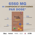 French Mush compléments alimentaires à base d'extraits de champignons médicinaux biologiques fabriqués en France Boisson Boost, votre alternative au café - boisson -