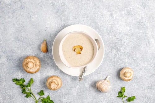 café à base de champignons