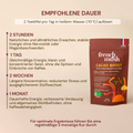 French Mush Nahrungsergänzungsmittel aus biologischen Heilpilz-Extrakten, hergestellt in Frankreich – Cacao Boost als Kaffee-Alternative – empfohlene Einnahmedauer