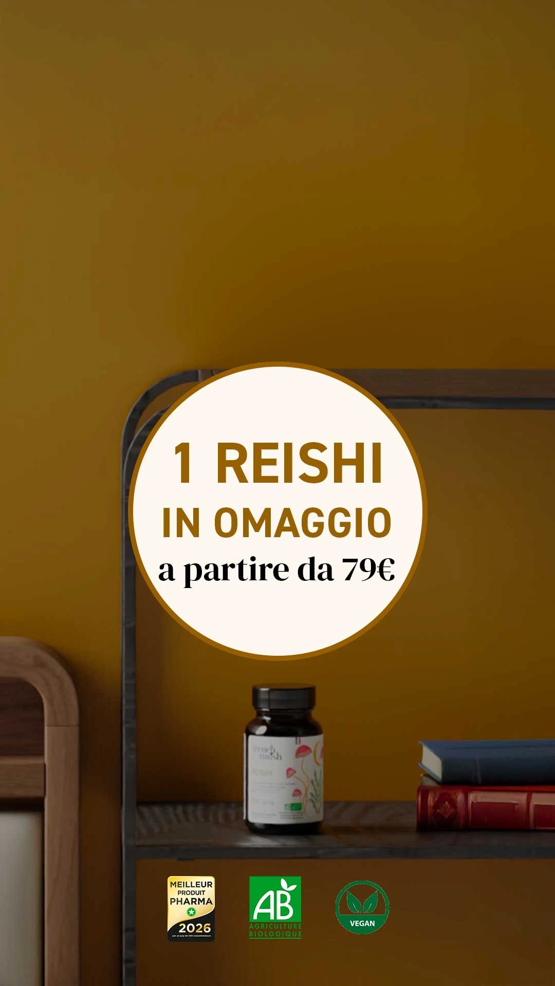 French Mush integratori alimentari a base di estratti di funghi medicinali biologici prodotti in Francia – Giornata Mondiale del Sonno 2026

4-8 volte più efficaci
Il prodotto più concentrato d’Europa
Coltivato in Francia e in Finlandia
Estrazione brevettata