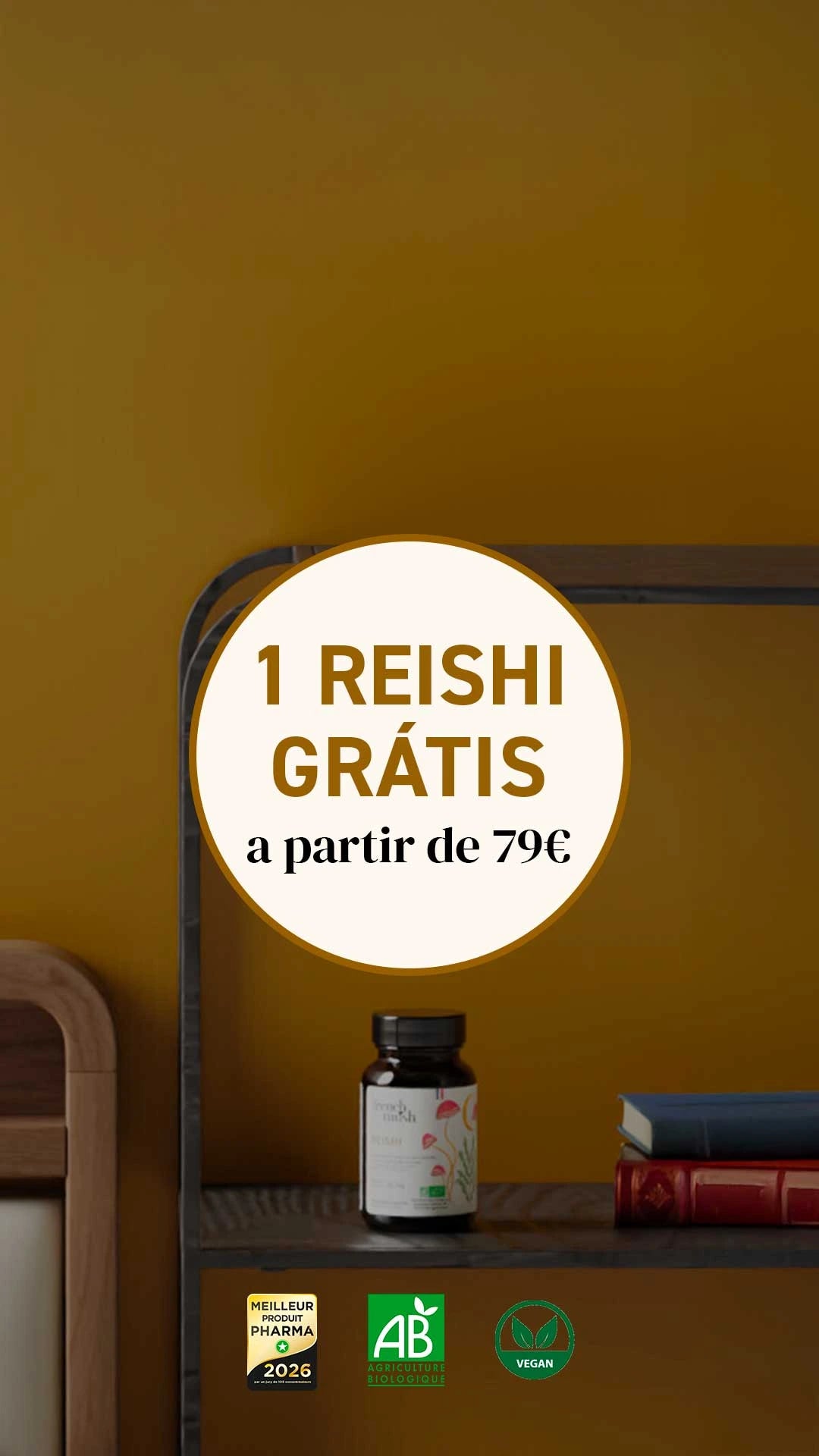 French Mush suplementos alimentares à base de extratos de cogumelos medicinais biológicos fabricados em França – Dia Mundial do Sono 2026

4 a 8 vezes mais eficaz
O produto mais concentrado da Europa
Cultivado em França e na Finlândia
Extração patenteada