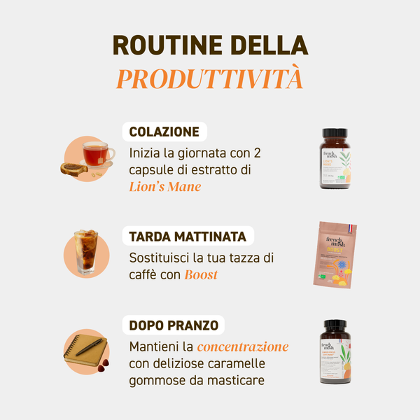 French Mush integratori alimentari a base di estratti di funghi medicinali biologici prodotti in Francia