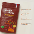 French Mush compléments alimentaires à base d'extraits de champignons médicinaux biologiques fabriqués en France Boisson Boost Bio · Cacao - boisson -