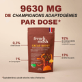 French Mush compléments alimentaires à base d'extraits de champignons médicinaux biologiques fabriqués en France Boisson Boost Bio · Cacao - boisson -