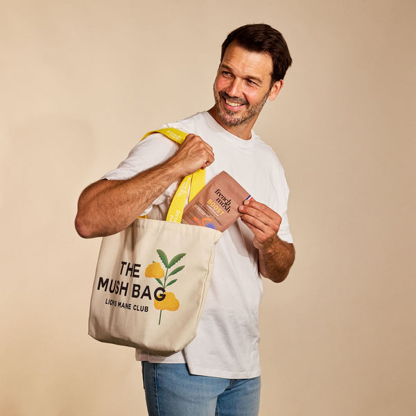 French Mush compléments alimentaires à base d'extraits de champignons médicinaux biologiques fabriqués en France Tote Bag Lion's mane OFFERT ! - offert -