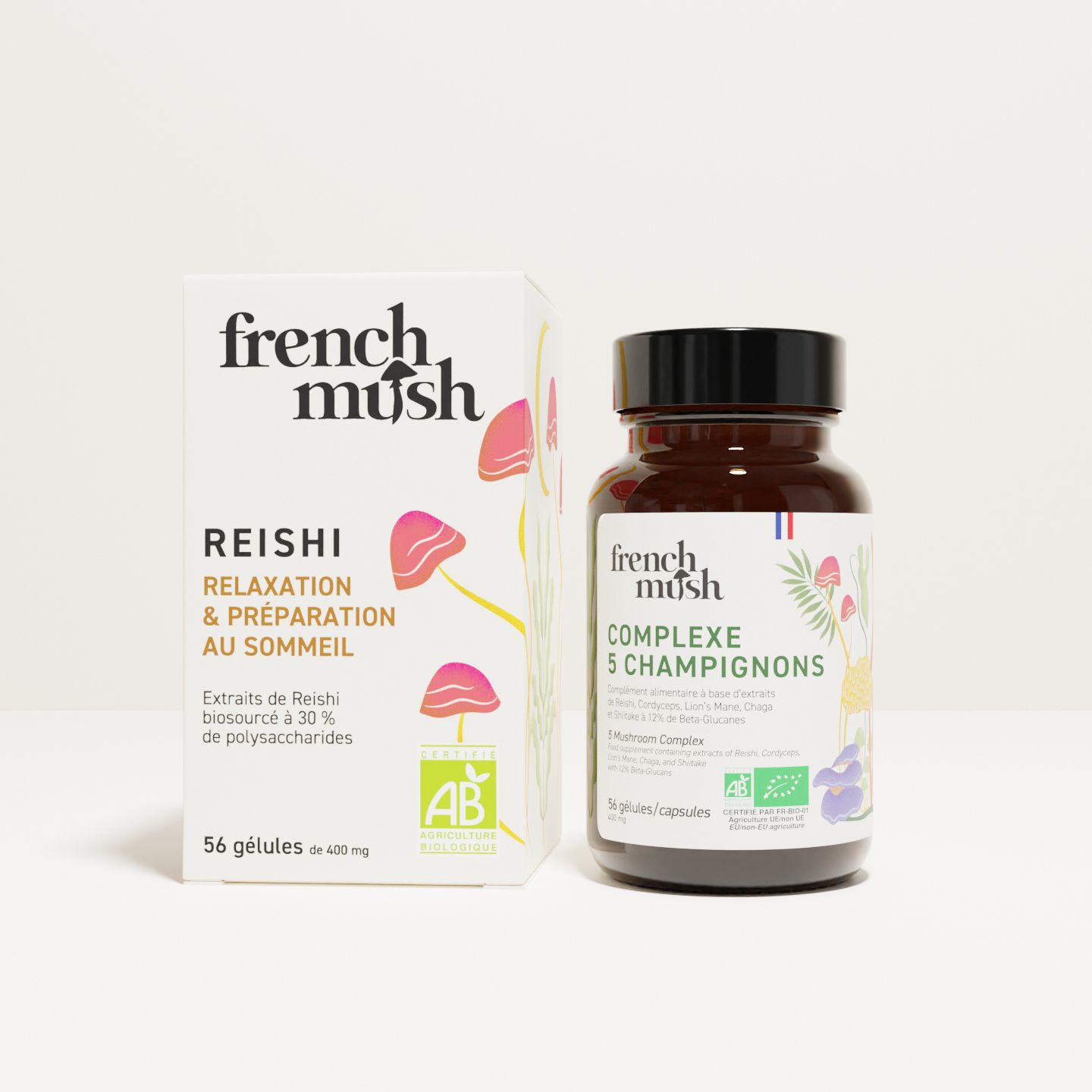 Champignon Reishi 500mg Tecepec - Soutien Immunitaire Et Hépatique, Capsules, Neuf, Exp. 02/2027